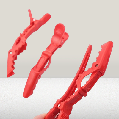 Pince à Cheveux Crocodile - AlligatorHairClips™ - Rouge